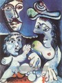 Mann Frau et enfant 1970 Kubismus Pablo Picasso